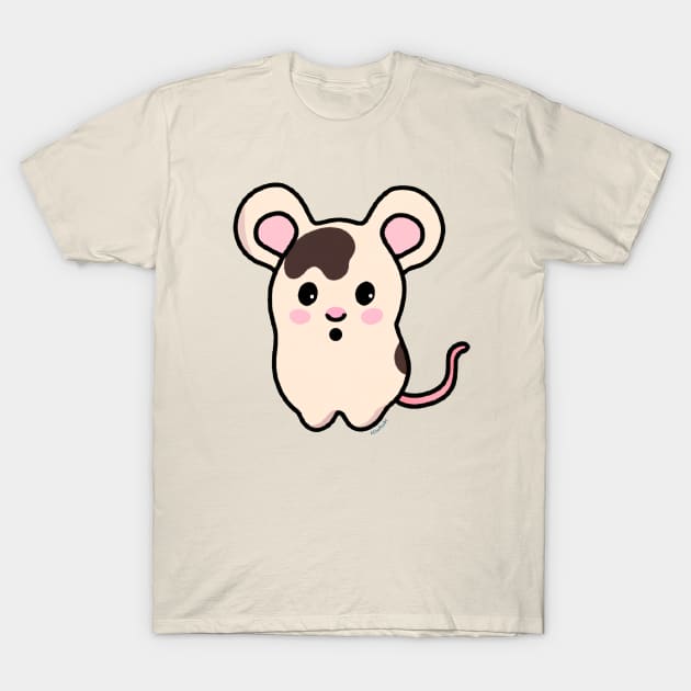 Mouse Cow Cutie T-Shirt by CowFox Art